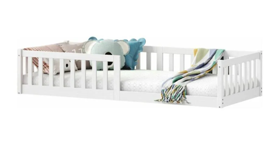 Lit au sol pour bébé, choix audacieux ou vraie bonne idée ?